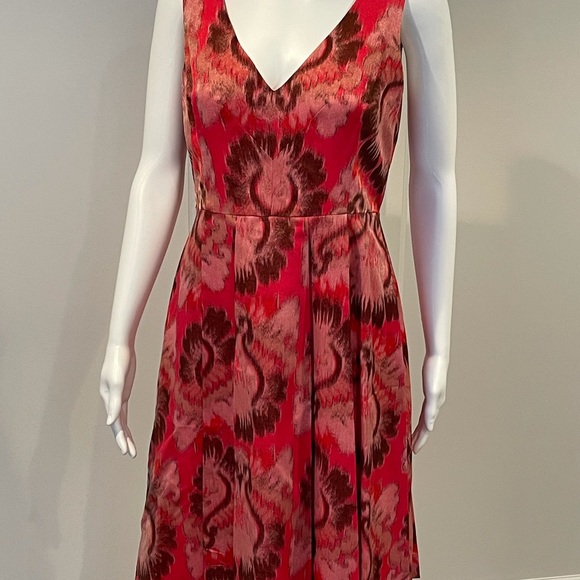 Tory Burch Red Sleeveless Silk Dress 6 NWOT - Picture 3 of 7